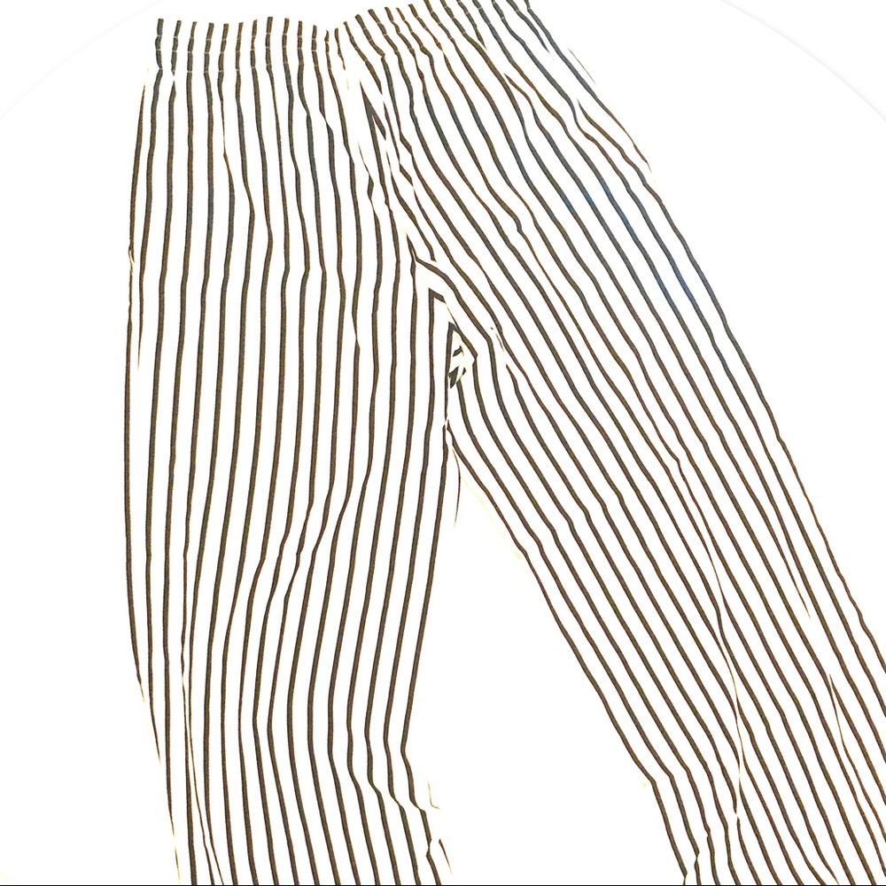 Polo Ralph Lauren | Striped Twill Wide Leg Pant Size M - Picture 4 of 9